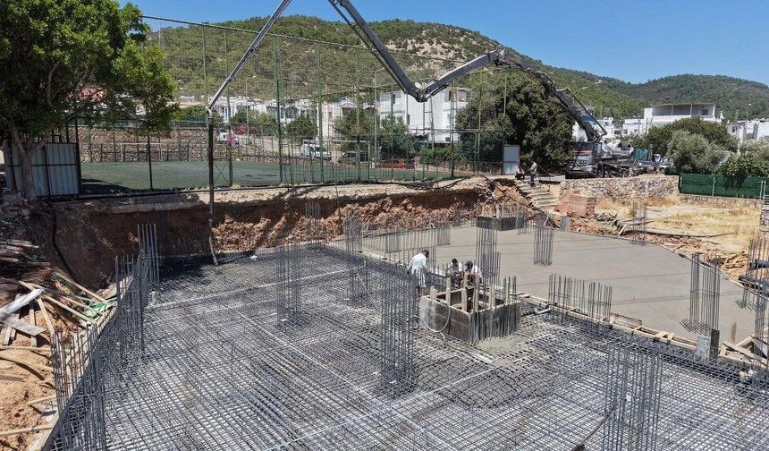 Halk evi ve fırın projesinde temel atıldı