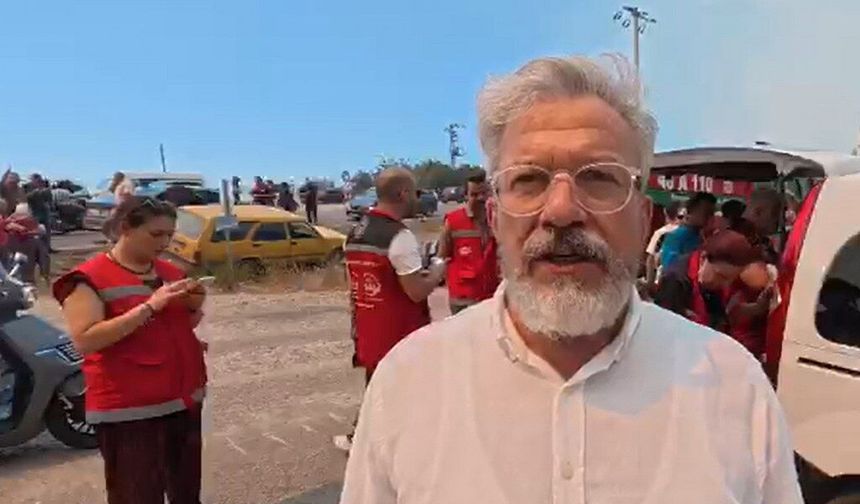 Başkan Sarıhan'dan yangınla ilgili açıklama ve uyarı