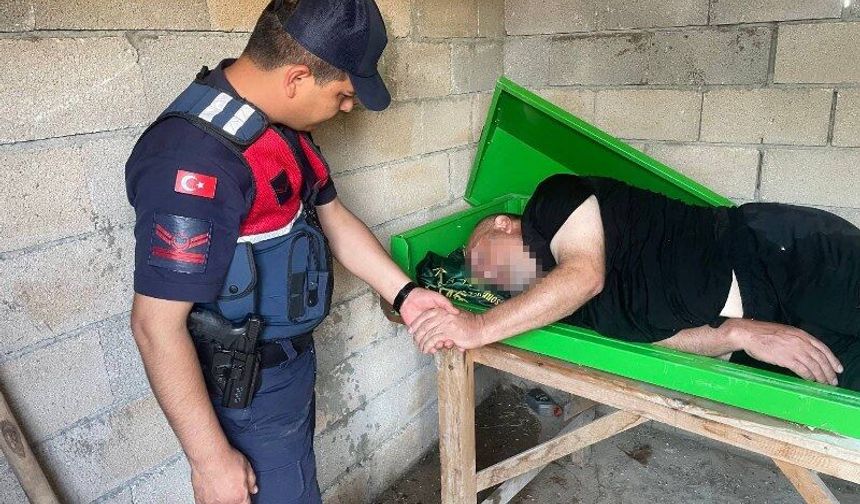 Kayıp vatandaş tabutun içinde bulundu