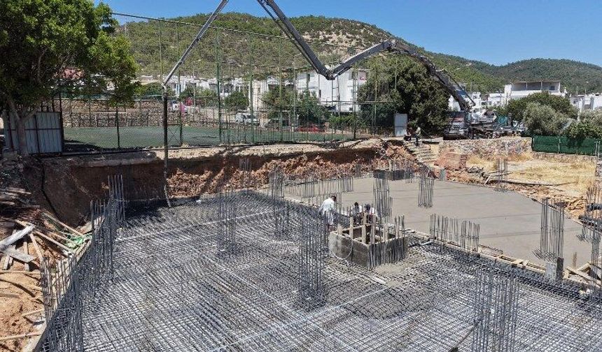 Halk evi ve fırın projesinde temel atıldı