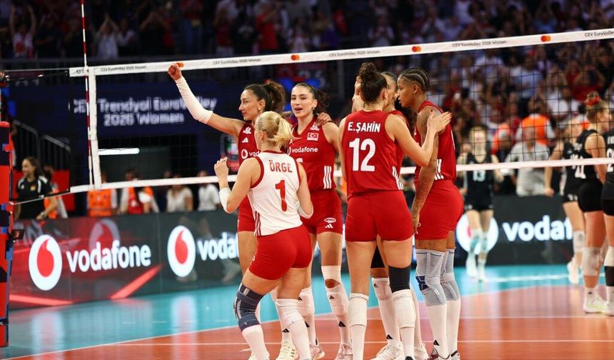 2026 CEV Avrupa Voleybol Şampiyonası: Almanya: 1 - Türkiye: 3