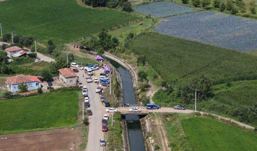 Sulama kanalında kaybolan genç için arama çalışmaları başladı