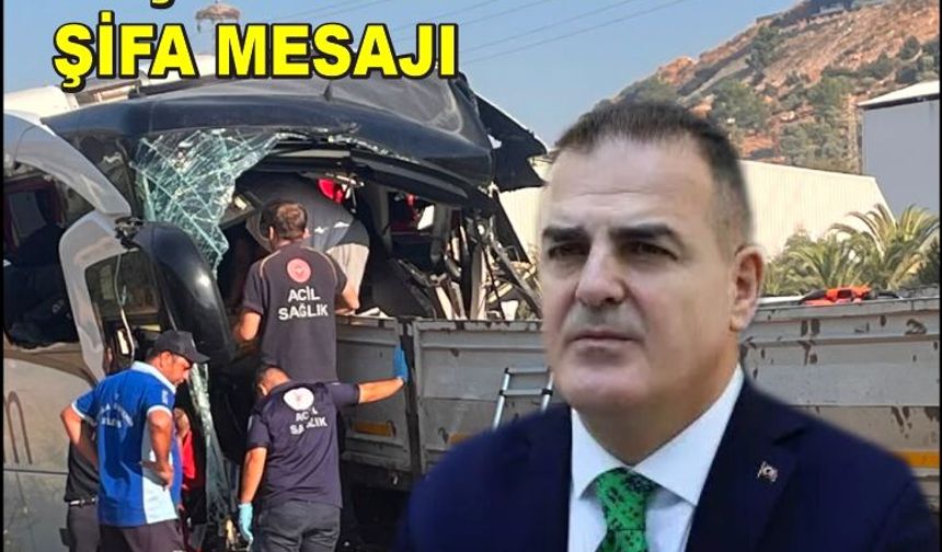Vali Akbıyık'tan başsağlığı ve acil şifa mesajı