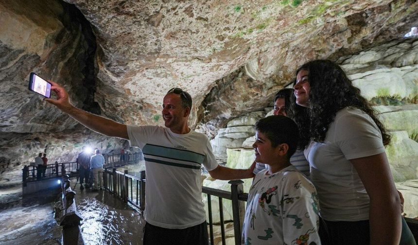 Yer altındaki Pamukkale, yıllık 1 milyonun üzerinde ziyaretçi hedefliyor