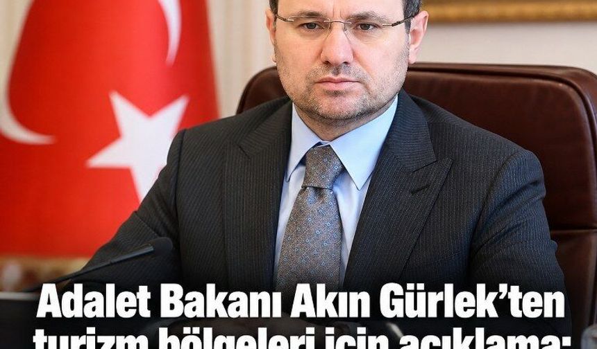 Adalet Bakanı Akın Gürlek’ten turizm bölgeleri için açıklama: 106 şüpheli tutuklandı