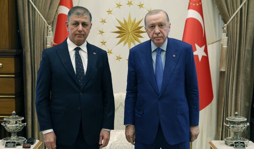 Cumhurbaşkanı Erdoğan, Cemil Tugay’ı Külliye’de kabul etti