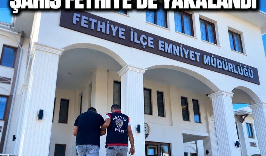 13 yıl hapis cezasıyla aranan hükümlü Fethiye’de yakalandı