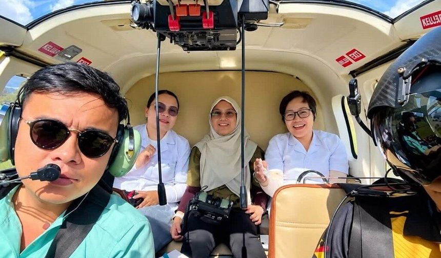 Sağlık ekibini taşıyan helikopter düştü: 5 ölü