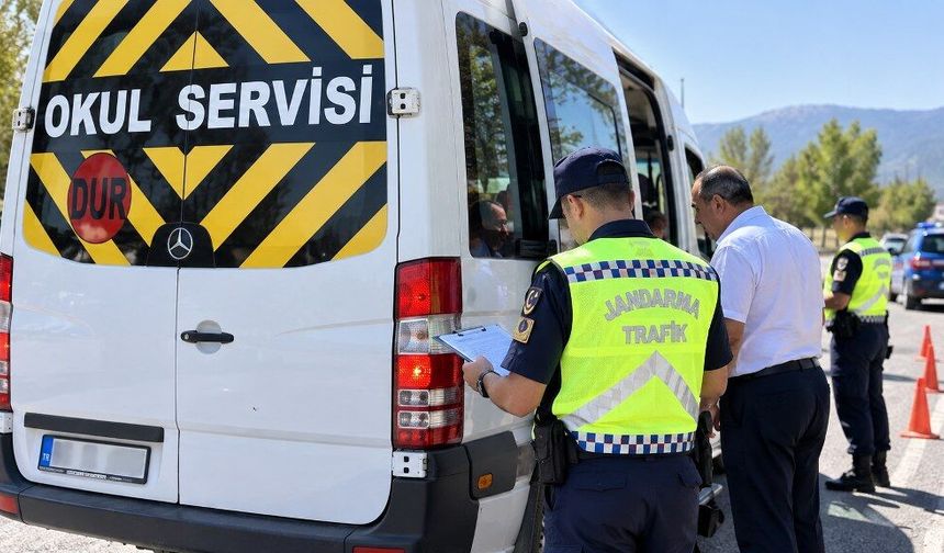 Muğla’da okul servislerine sıkı kontrol