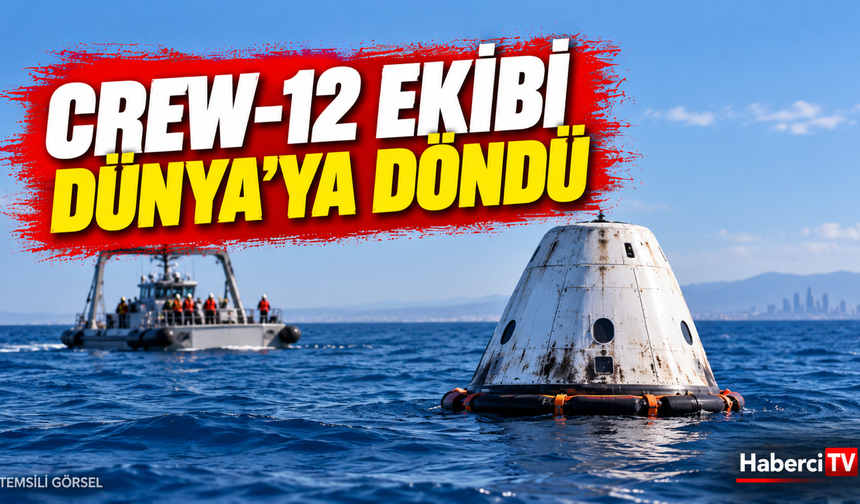 Crew-12 ekibi, SpaceX kapsülüyle Dünya’ya döndü