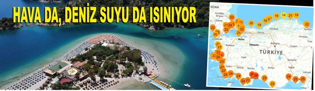 Haziranla birlikte hava da, deniz suyu da ısınıyor