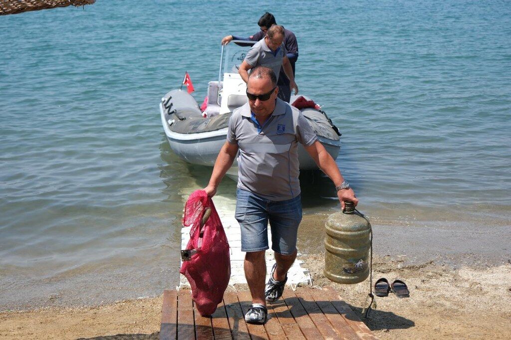 Bodrumda Deniz Dibi Temizliginde 370 Kilogram Atik Cikarildi (13) 1024X682