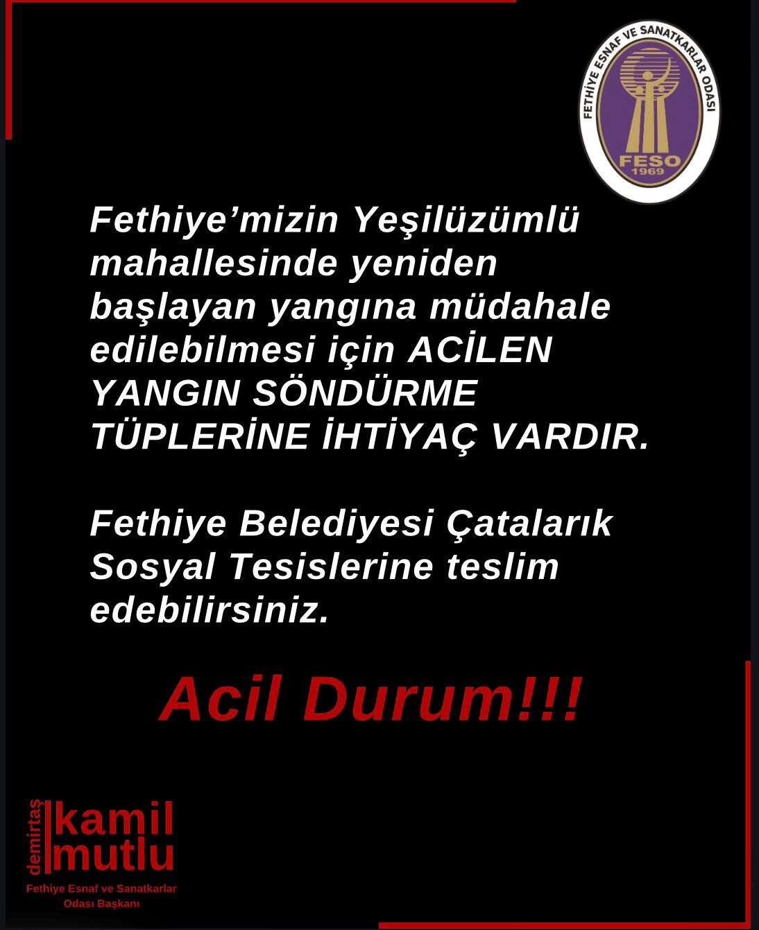 Esnaf Odası Yangıjntüpü