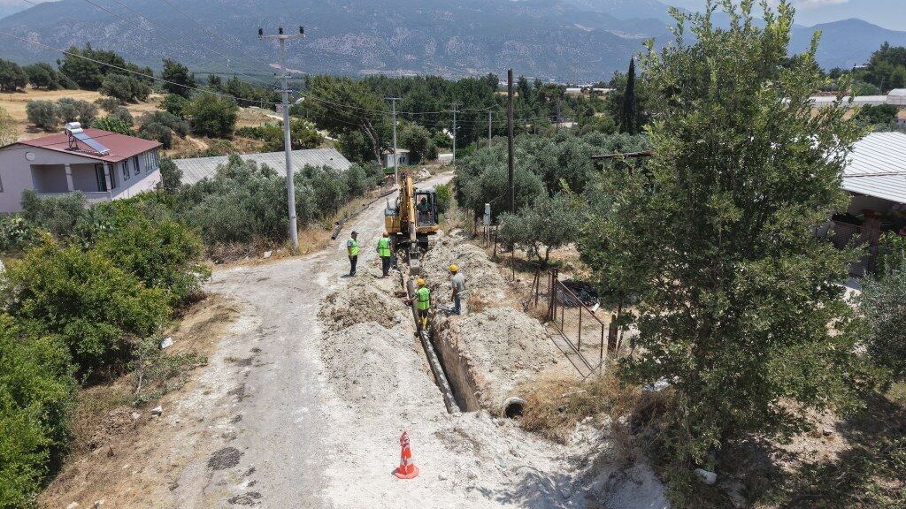 Seydikemer Gölbent’te İçme Suyu Altyapısı Yenileniyor (7) 1024X576