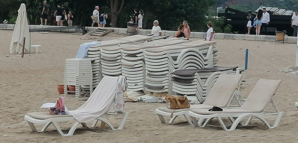 Ölüdeniz Belceğzi'de Folası Fırtına Öncesi Hazırlık (3) 1024X490