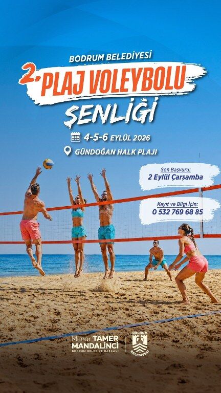 Plaj Voleybolu Şenliği Gündoğan’da (2) 432X768