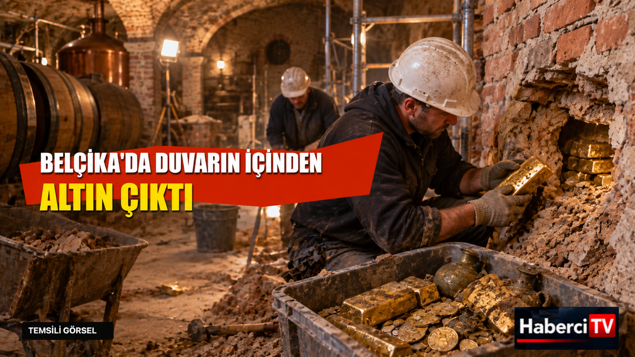 Belçika’da Tadilat Sırasında Gizli Altın Hazinesi Bulundu
