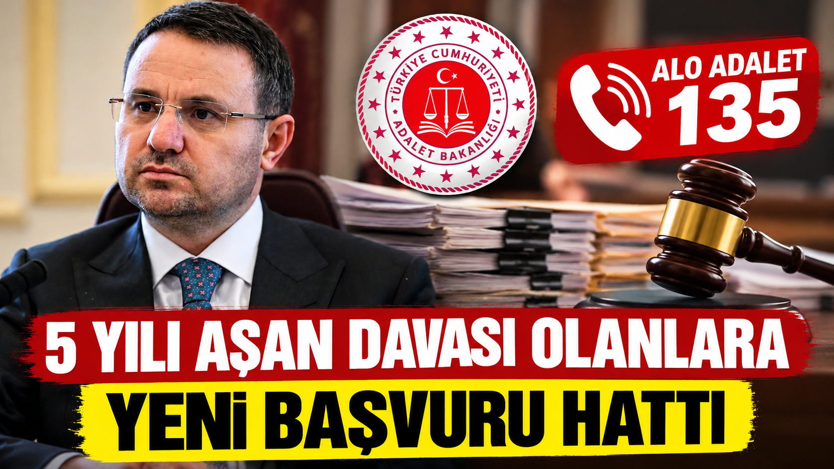 BAKAN GÜRLEK DUYURDU! UZUN SÜREN DAVALAR İÇİN YENİ ADIM