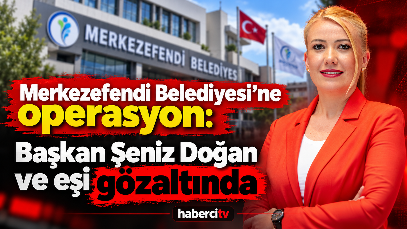 Merkezefendi Belediyesi'ne operasyon: Başkan Şeniz Doğan ve eşi gözaltında