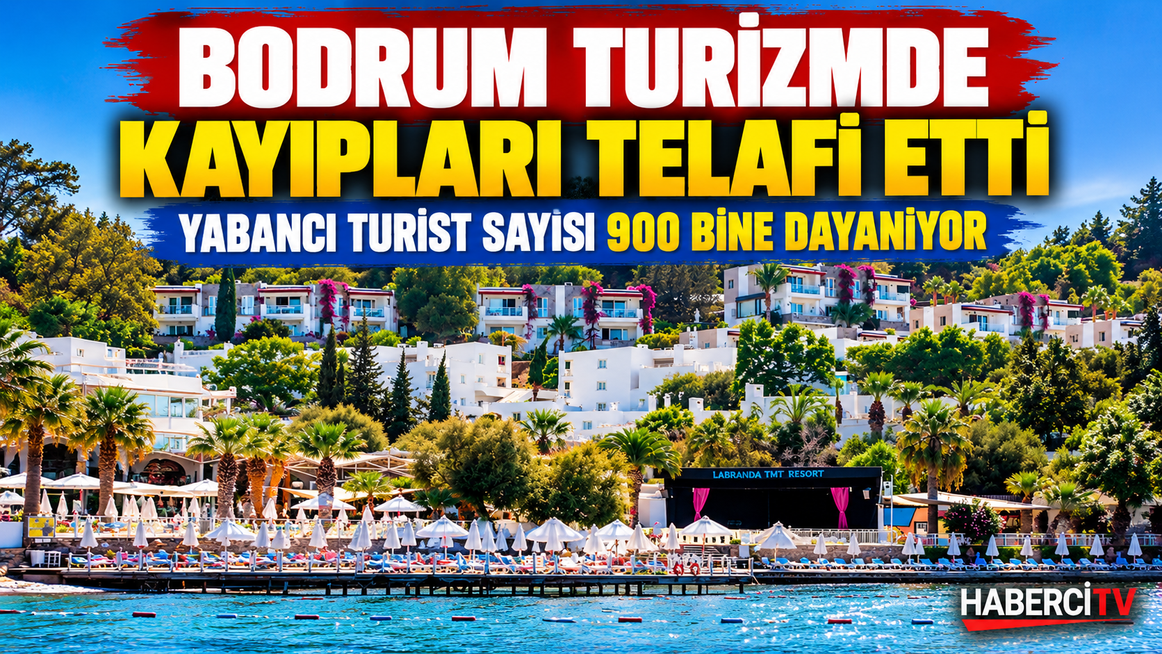 Bodrum turizmde kayıpları telafi etti: Yabancı turist sayısı 900 bine dayanıyor