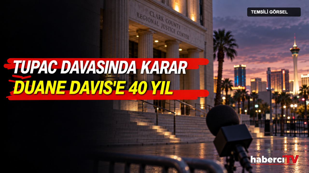 Tupac cinayetinde Duane Davis'e 40 yıl ila müebbet hapis