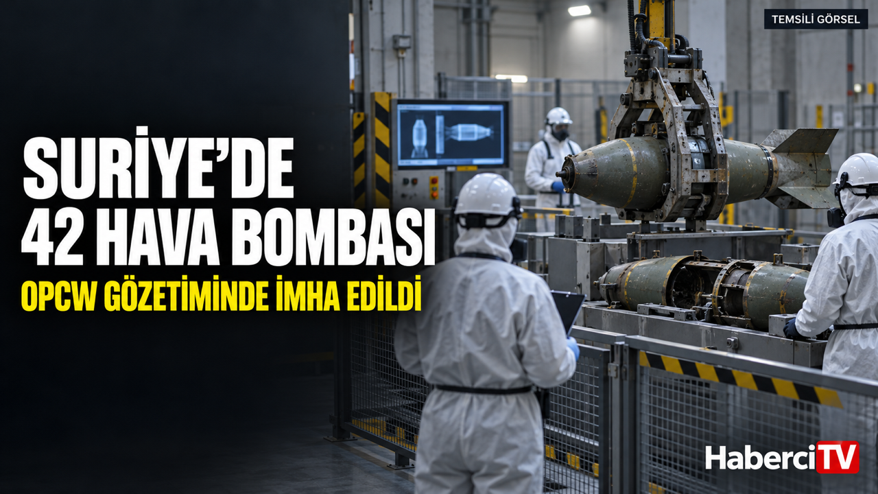 OPCW, Suriye'de 42 kimyasal hava bombasının imhasını doğruladı