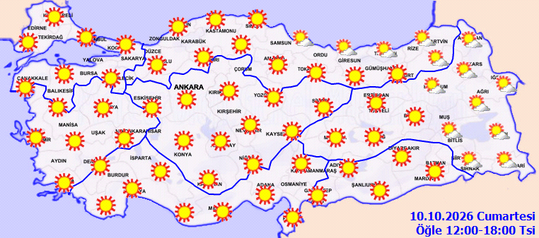 Hava Durumu 10 Ekim (2)