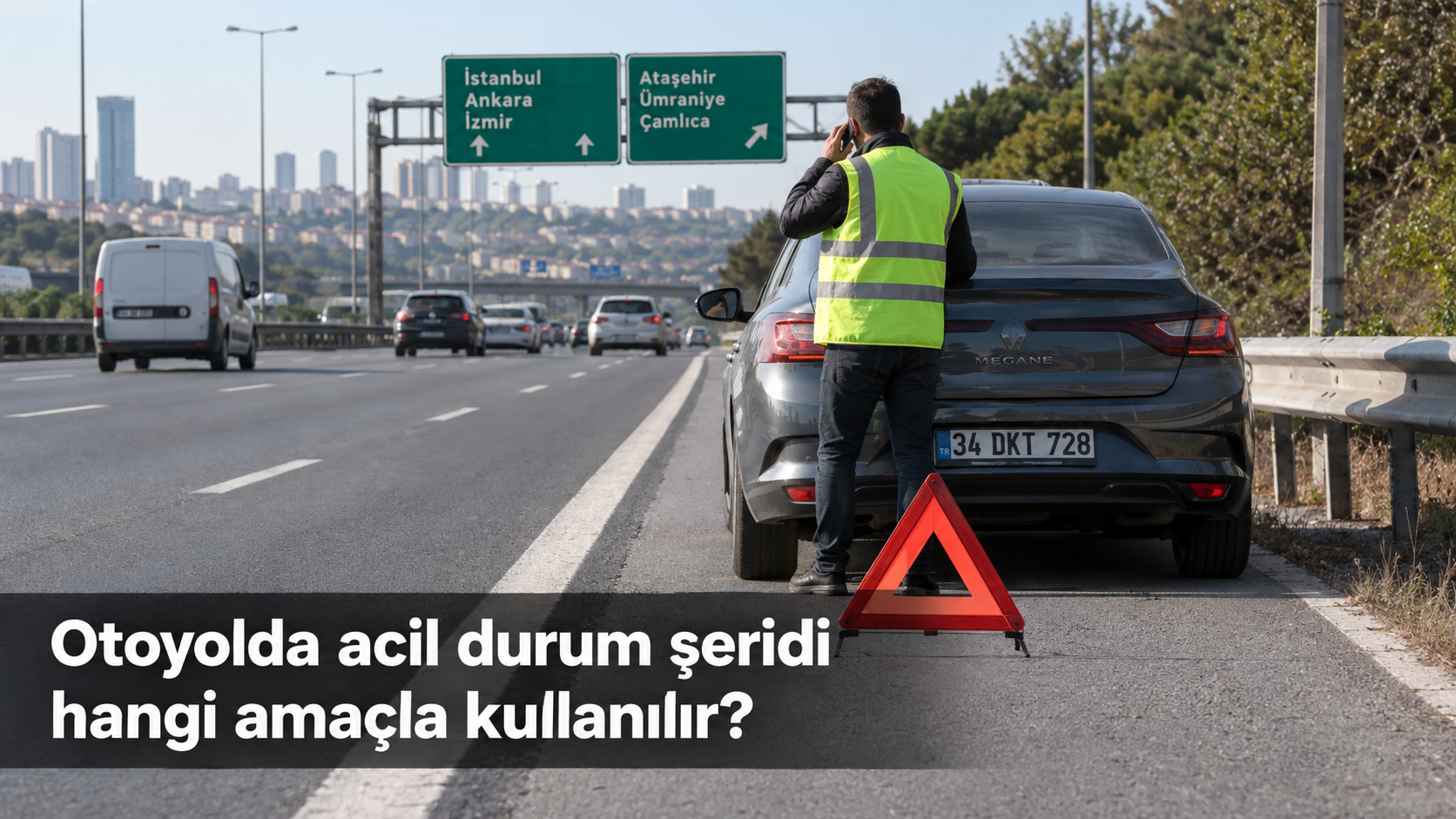 Otoyolda acil durum şeridi hangi amaçla kullanılır?