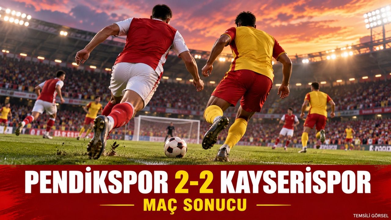 Pendikspor-Kayserispor maçı 2-2 sona erdi