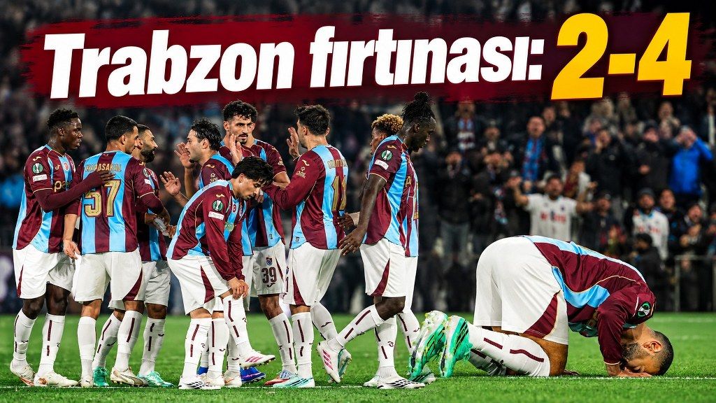 Trabzonspor Finlandiya'da fırtına gibi esti! KuPS Kuopio'yu 4-2 mağlup etti